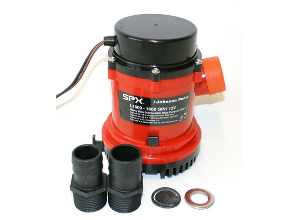 Johnson Pump Lensepumpe L1600 12v - 1600 gph - 6000 l/t 